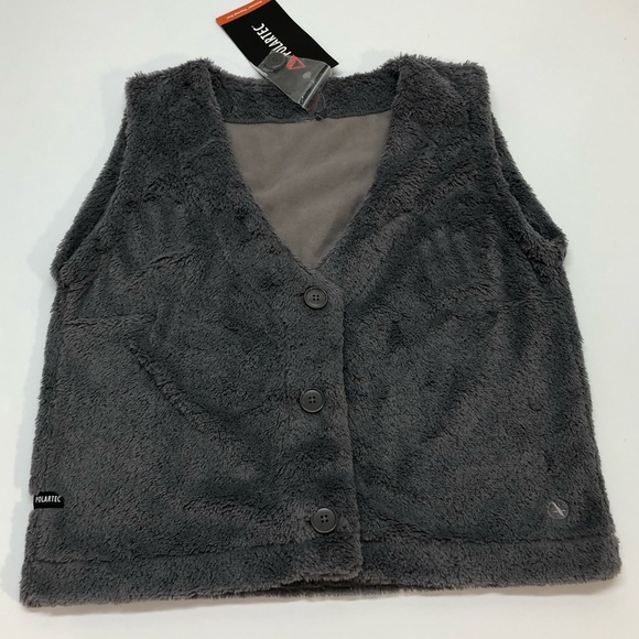 NWT Polartec Women’s Vest jacket gray color size L - Picture 2 of 7